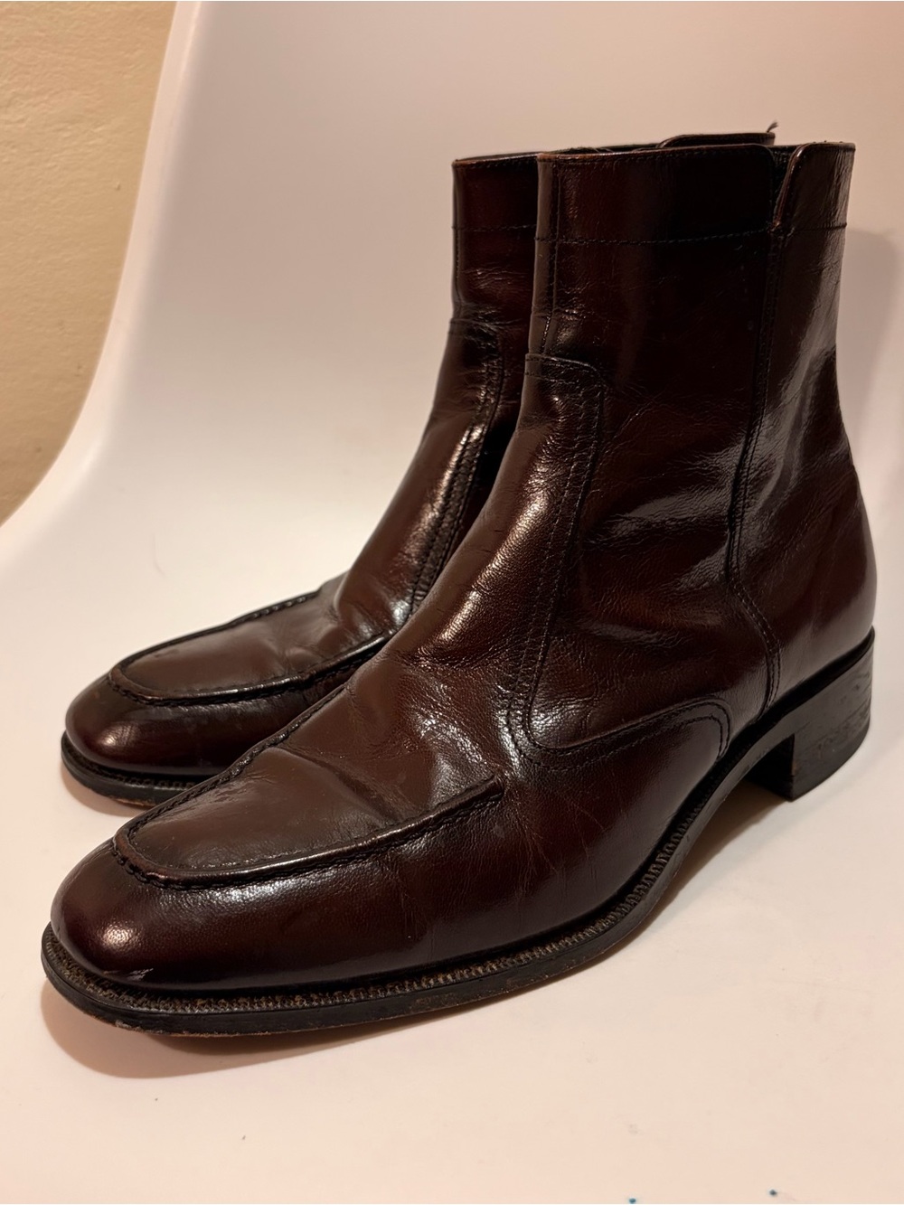 Vintage Florsheim Brown Leather Boots